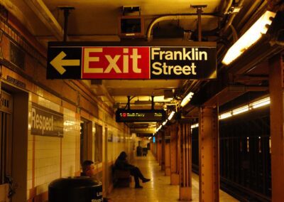 franklin street subway exit